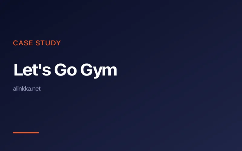 Let's Go Gym — SaaS de gestion fitness